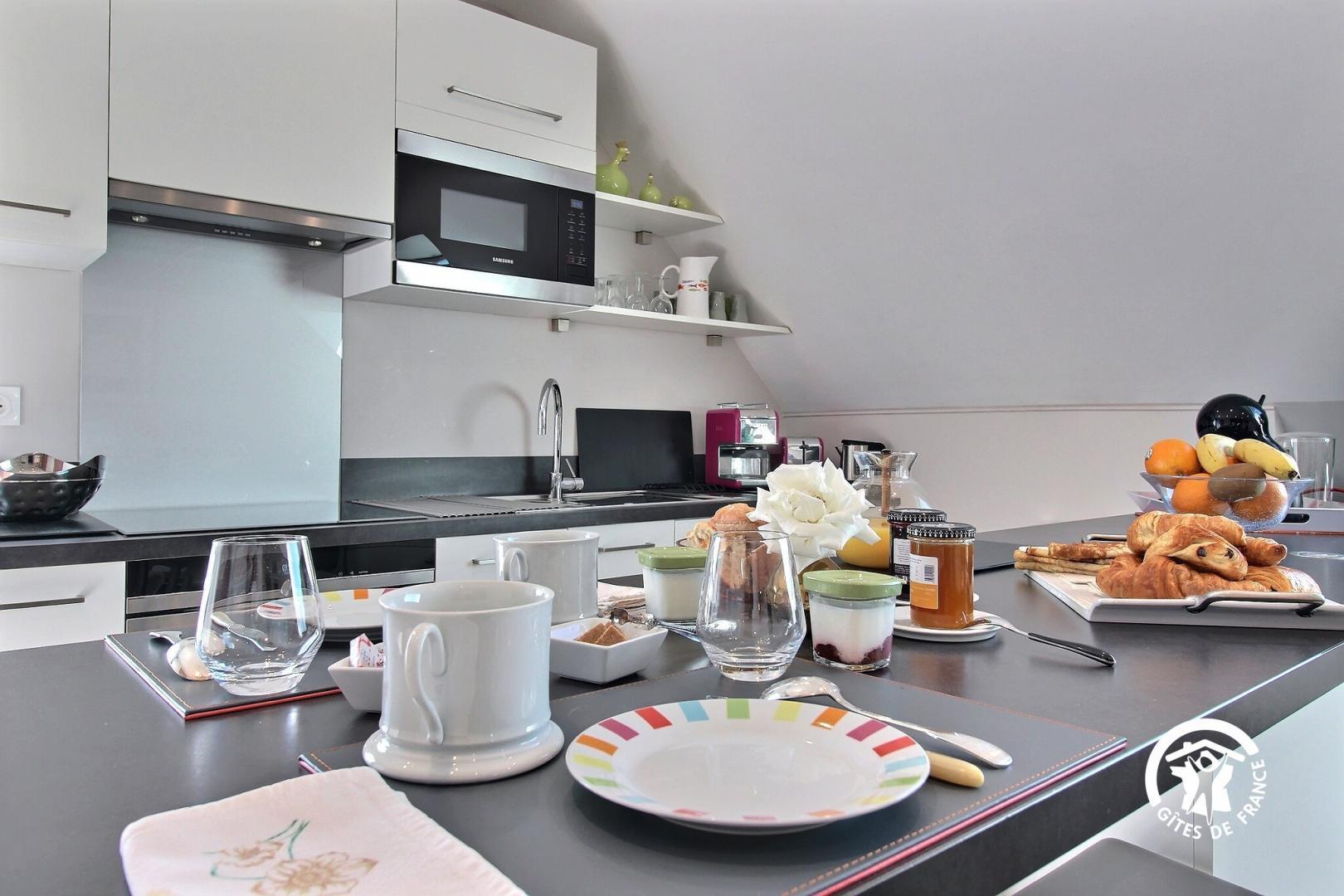 Cuisine privative de la chambre photo 13