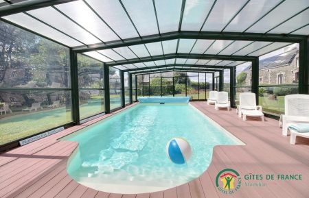 la piscine Chambre d'hôtes n°56G56300 Pluméliau-Bieuzy - Morbihan - la piscine