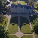 Vue a&eacute;rienne du ch&acirc;teau 