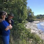 Fabienne et Thierry, au bord du Loch, &agrave; deux pas des g&icirc;tes Le 36Ouest. 